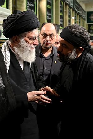 مرثیه ‌سرایی جناب آقای محمود کریمی _ محرم ۹۵